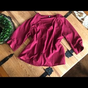 Maroon blouse